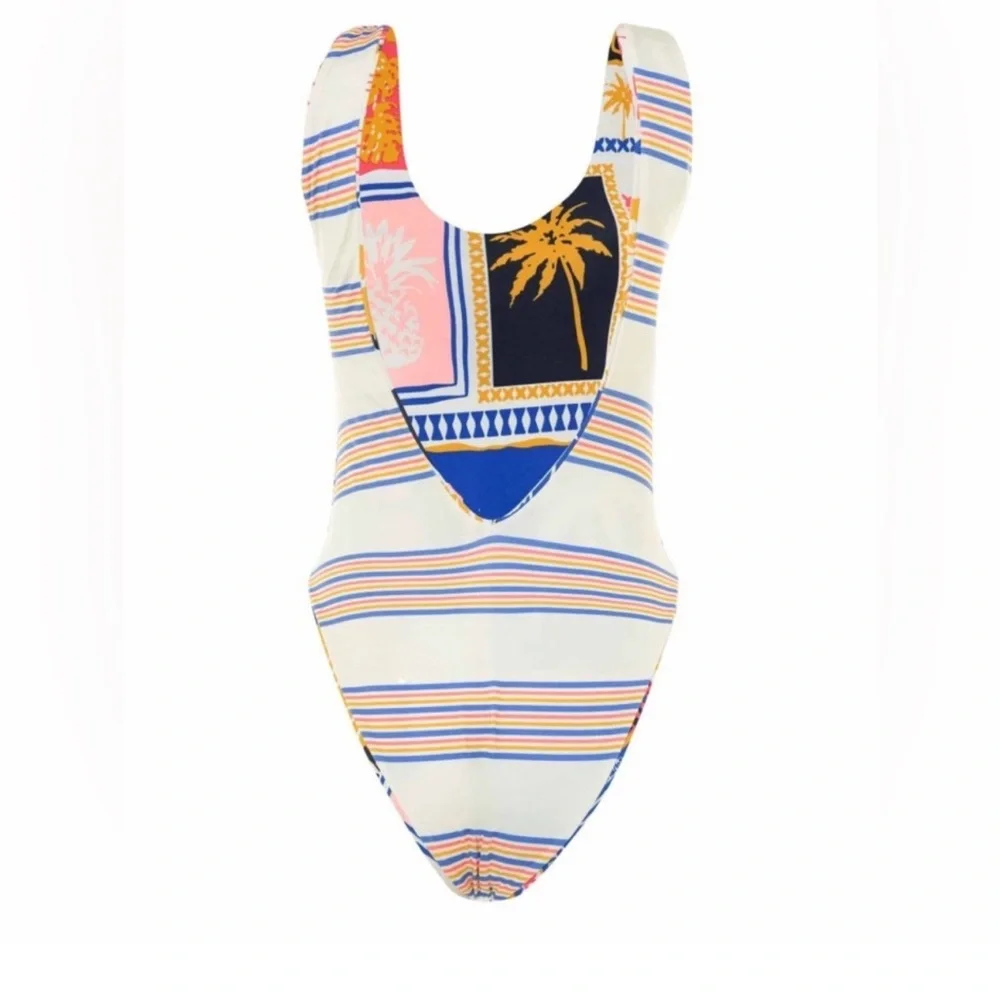 NWT Maaji Paradise Postals Claire Classic One Piece - Picture 10 of 14
